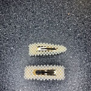 Pearl Barrettes